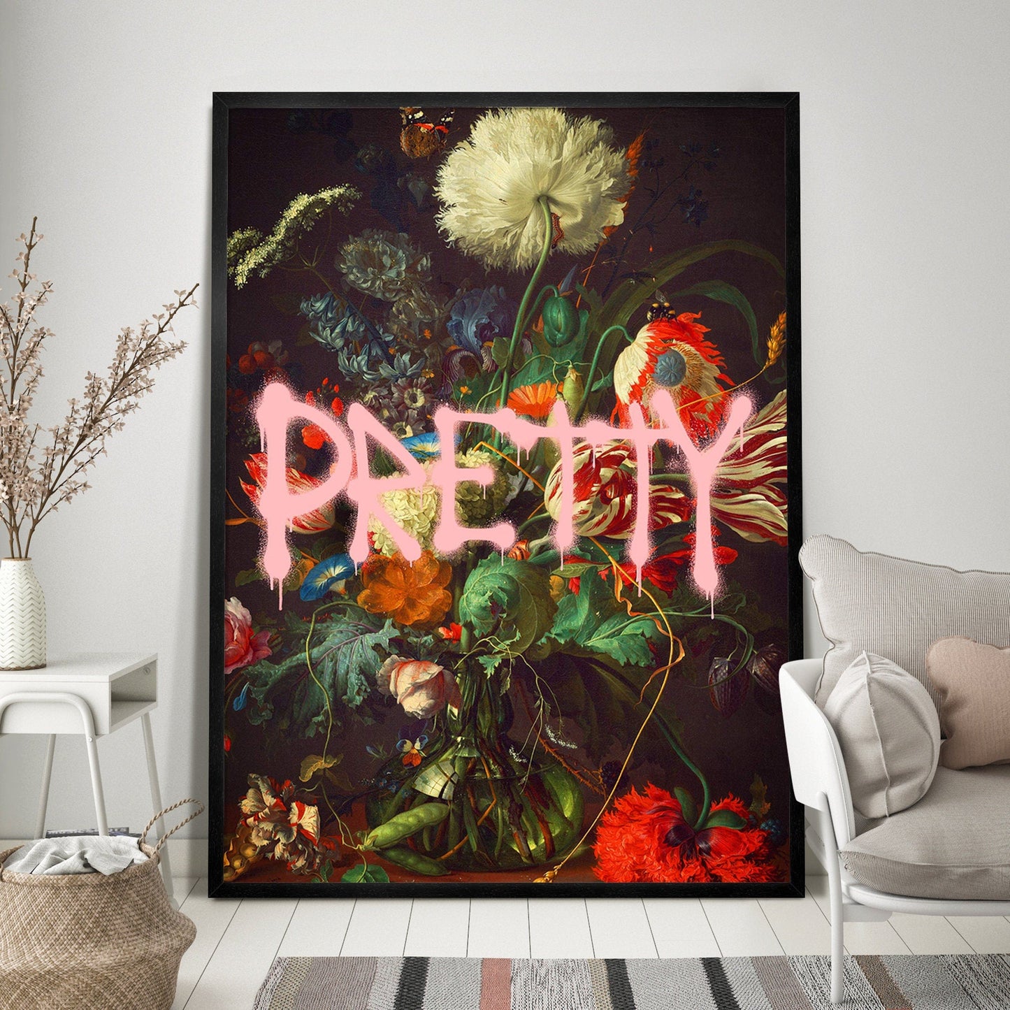 Pretty Floral Canvas Art