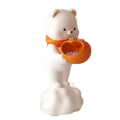 Cute Bear Snacks Storage Floor Ornament