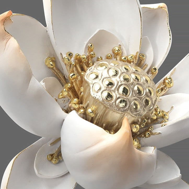 Lotus Flower Large Statue Ornament