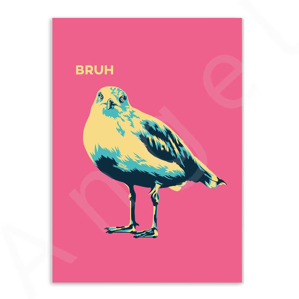 Funny Bird Duck Canvas Art