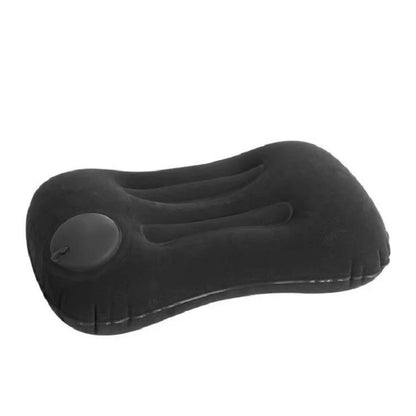 Press Type Air Inflatable Travel Pillow