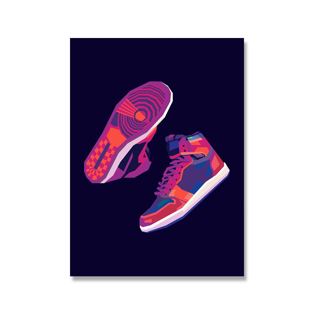 Luxury Brand Sneakers Canvas Art