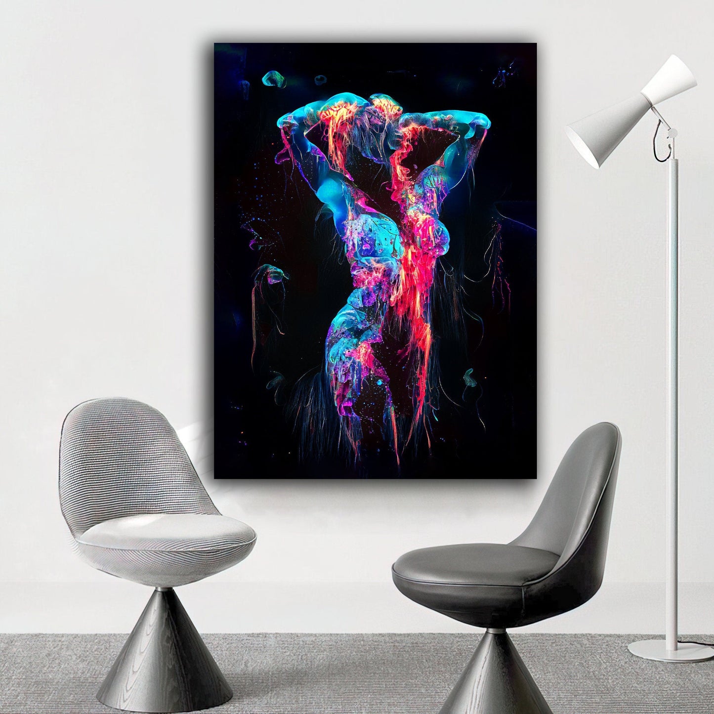 Sexy Girl Abstract Canvas Art