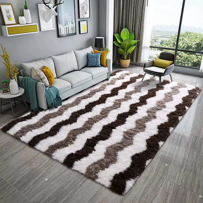 Noahas Soft Shaggy Plush Area Rug