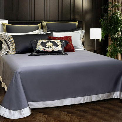 Charles Luxurious Silk Jacquard Duvet Cover Bedding Set