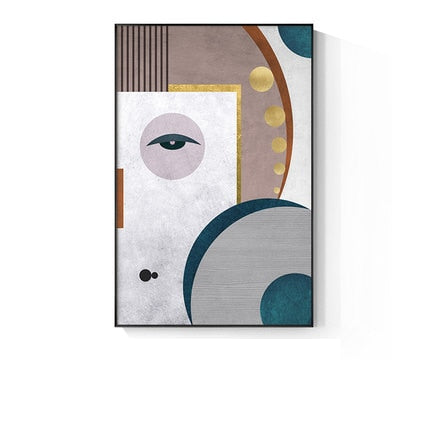 Picasso Color Line Woman Canvas Art