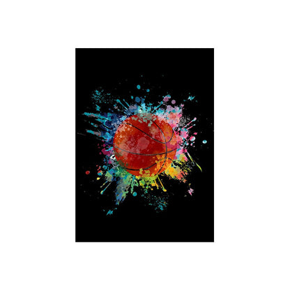 Graffiti Sport Ball Canvas Art