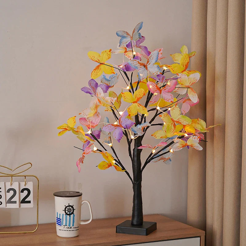 Christmas Butterfly Tree Lamp