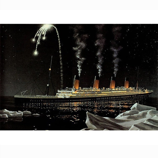 Titanic Classic Movie Canvas Art