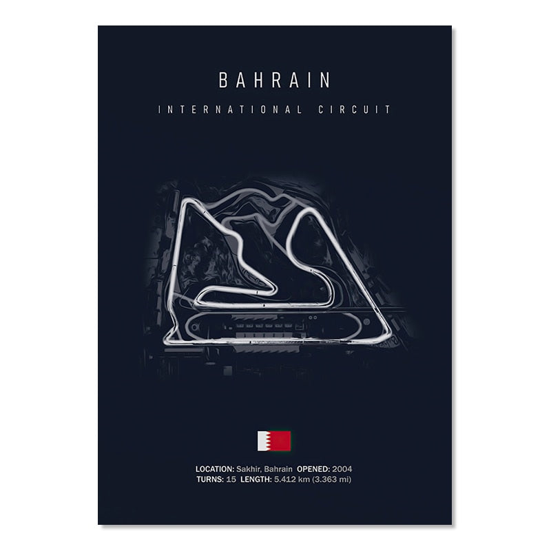 Formula 1 Imola Monaco Track Circuit Canvas Art