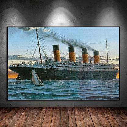 Titanic Classic Movie Canvas Art