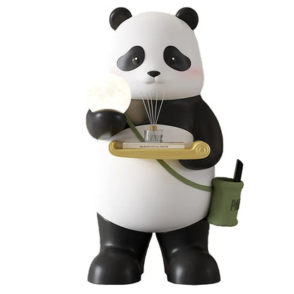 Panda Large Floor Ornament Lamp with Light