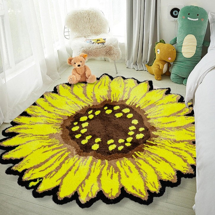 Sunflower Tufted Rug