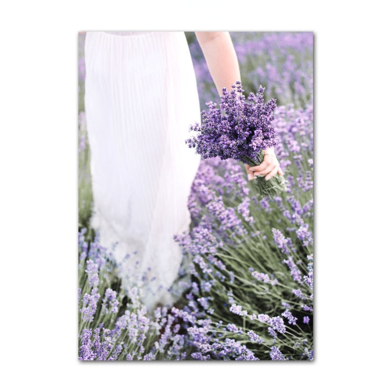 Provence Purple Lavender Canvas Art