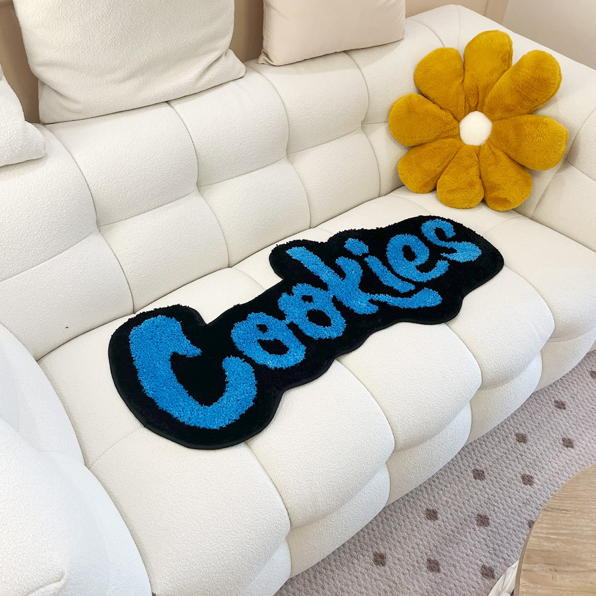 Cookies Blue Rug