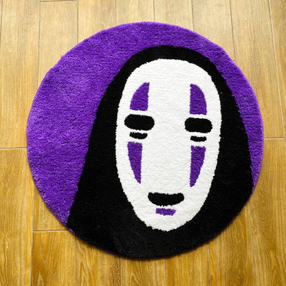 No Face Kaonashi Japanese Anime Rug