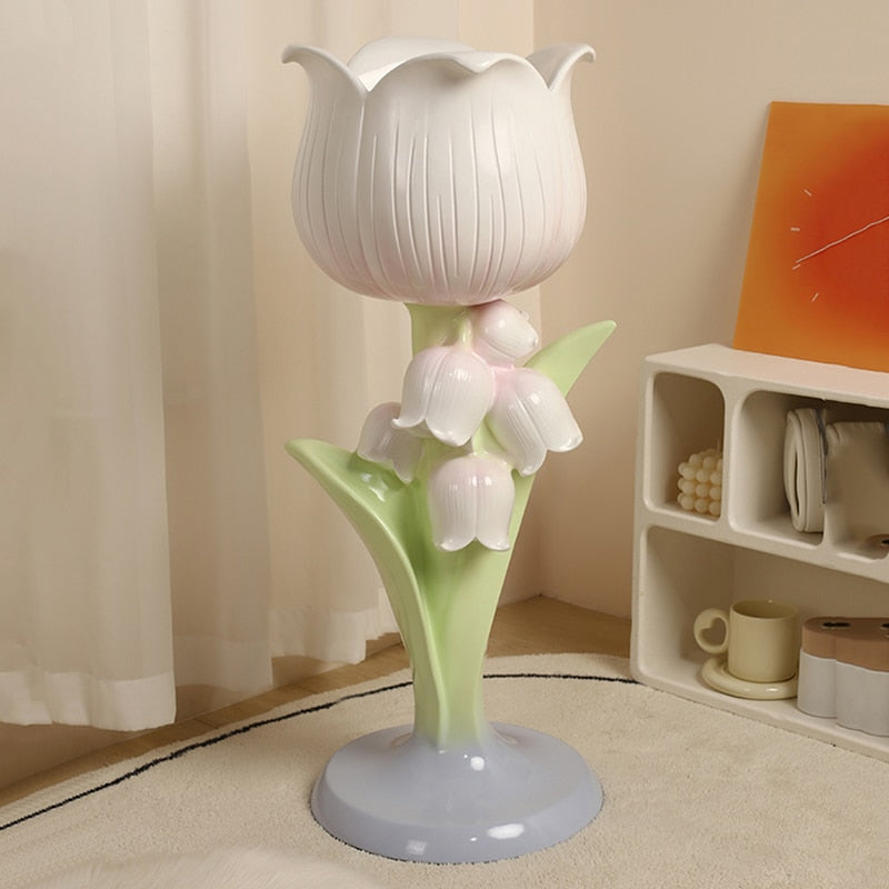 Flower Storage Floor Ornament Statue