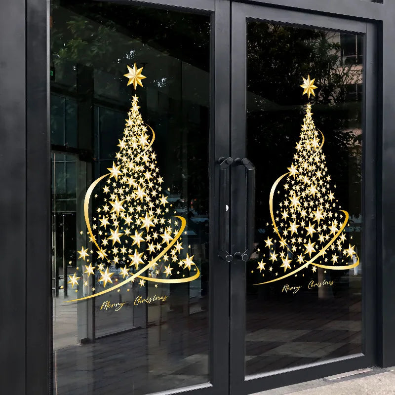 Christmas Tree Window Stickers