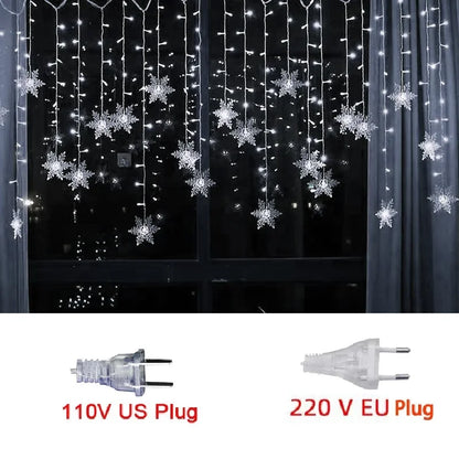 Christmas Snowflakes LED String Lights