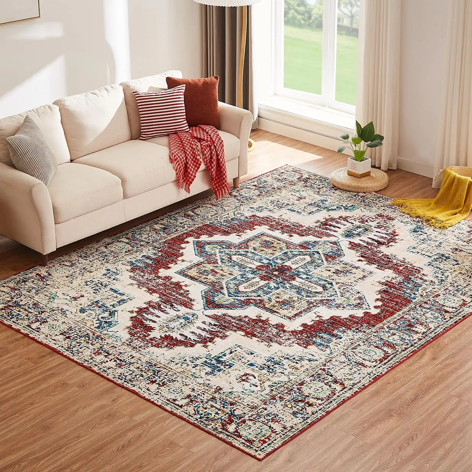 Orhopui Machine Washable Area Rug