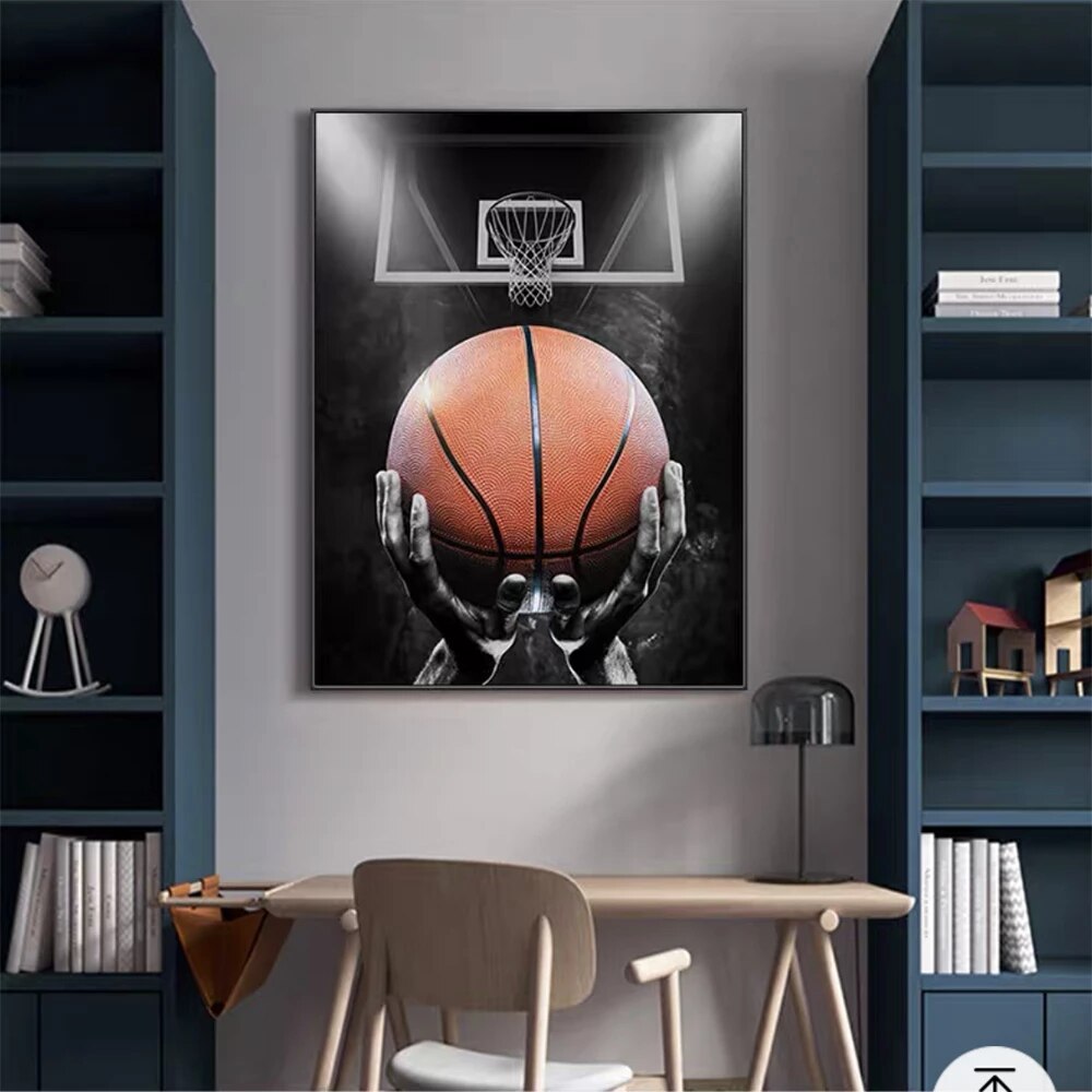 Basketball Player Canvas Art