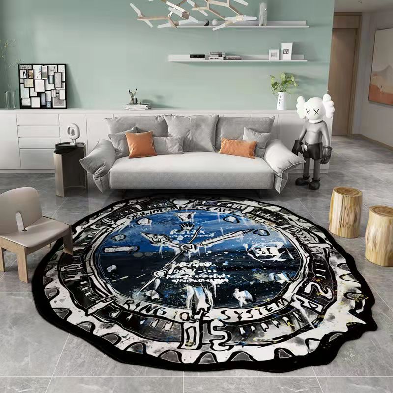 Clock Dial Rug