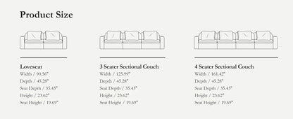 High-Density Memory Foam Modular Cloud Sofa