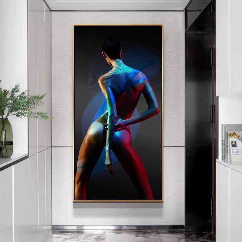 Sexy Woman Body Canvas Art