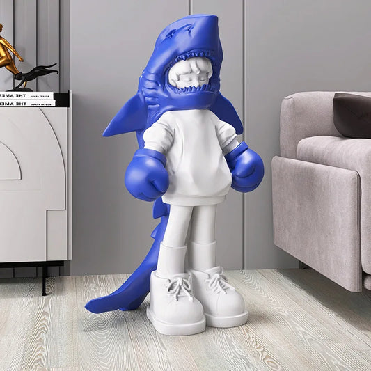 Shark Boy Floor Ornament Statue