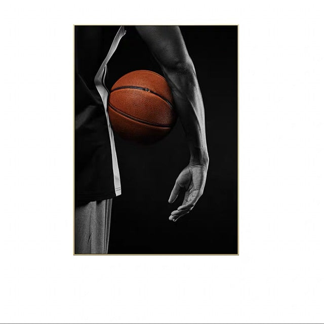 Basketball Player Canvas Art