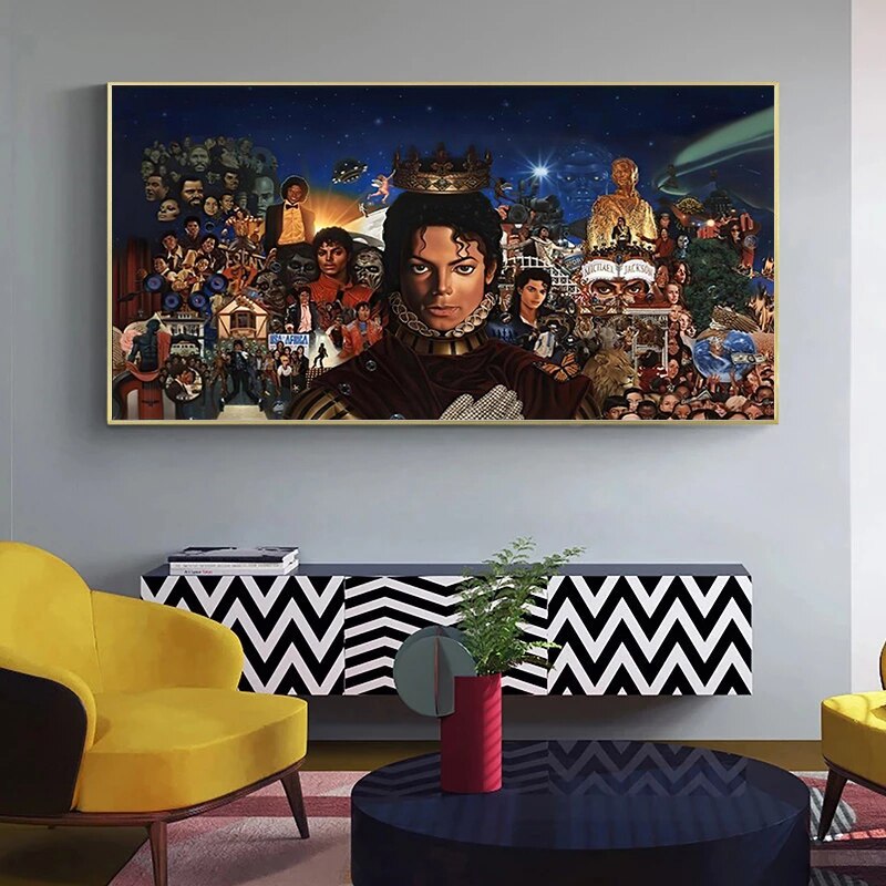 Michael Jackson Canvas Art