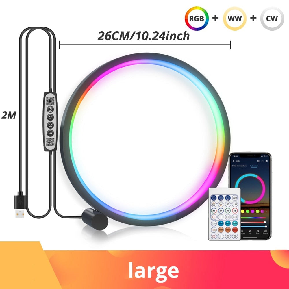 Circular LED Night Light RGB