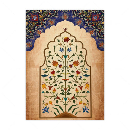 Vintage Indian Ornament Canvas Art