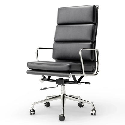 Eames Soft Pad Office Chair with Genuine Leather