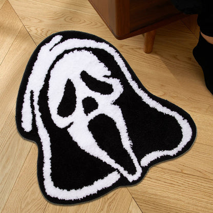 Ghost Face Scream Tufted Rug