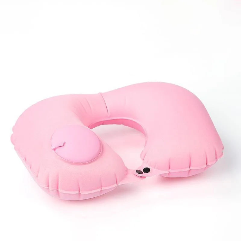 Press Type Inflatable Neck Pillow