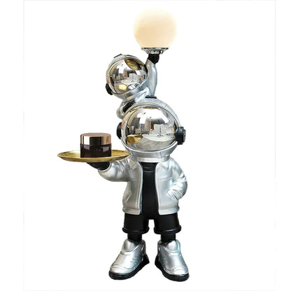 Cute Astronauts Tray Moon Lamp Landing Ornament