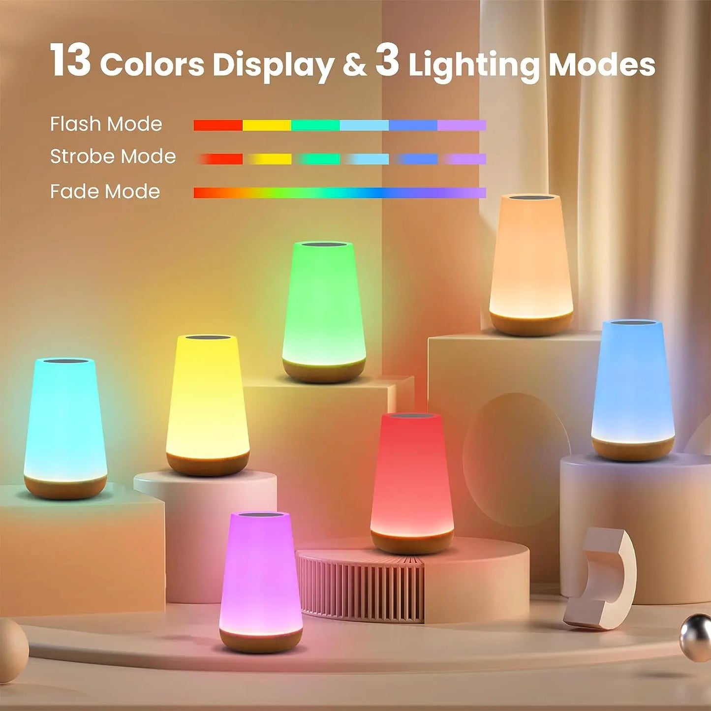 Color Changing Touch Lamp