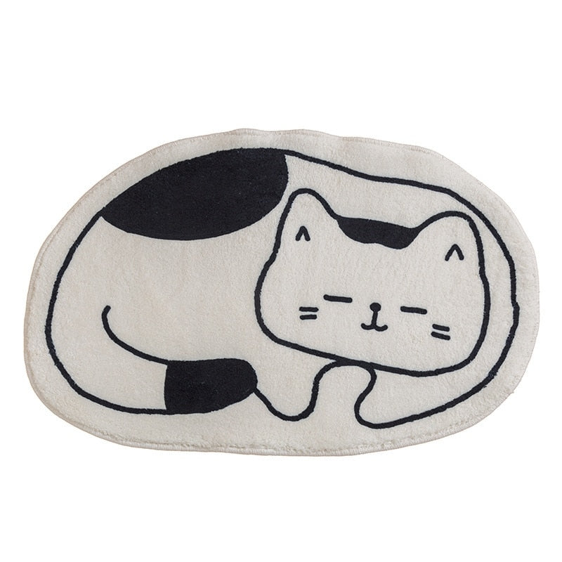 Cartoon Cat Rug