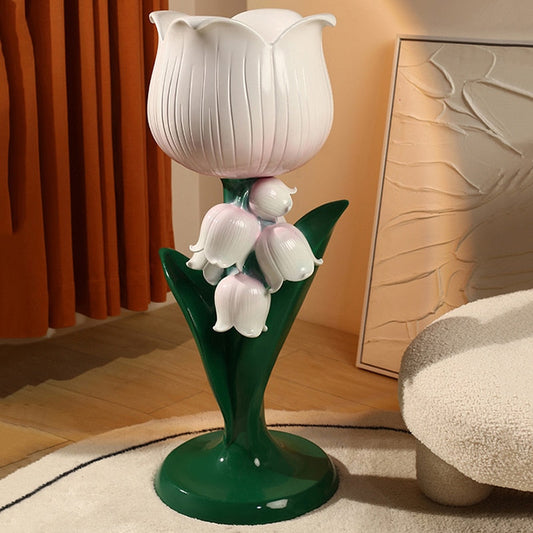 Flower Storage Floor Ornament Statue