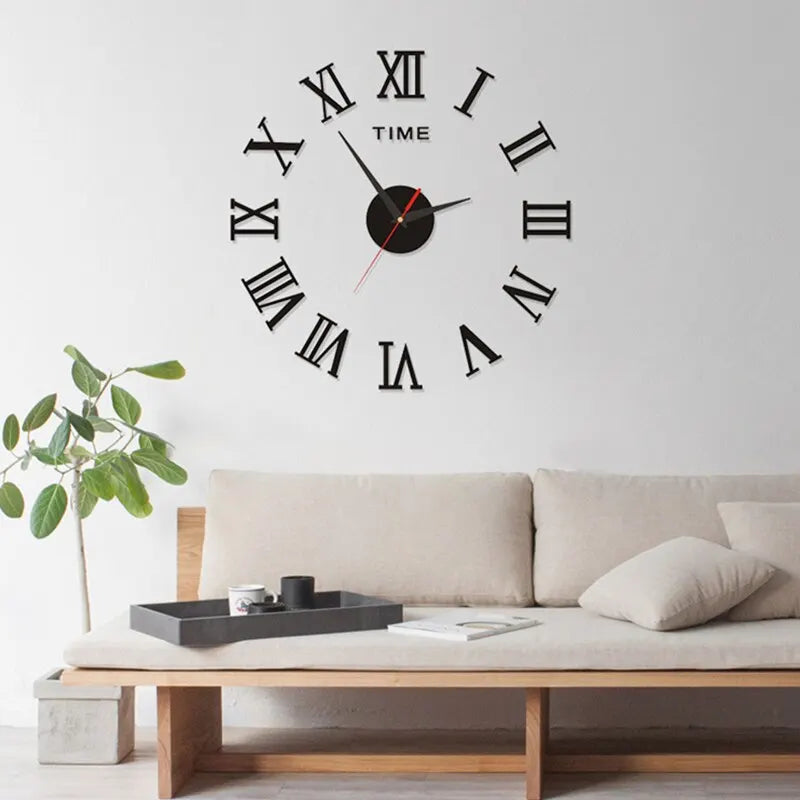 Frameless Acrylic DIY Wall Clock