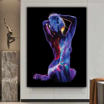 Sexy Girl Abstract Canvas Art