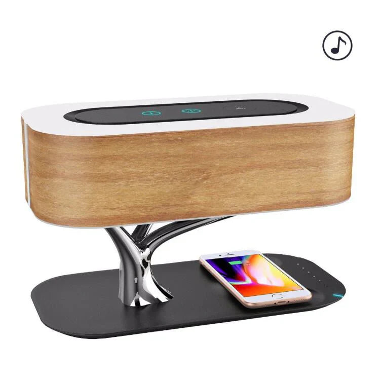 Table Lamp With Speaker & Wireless Charger