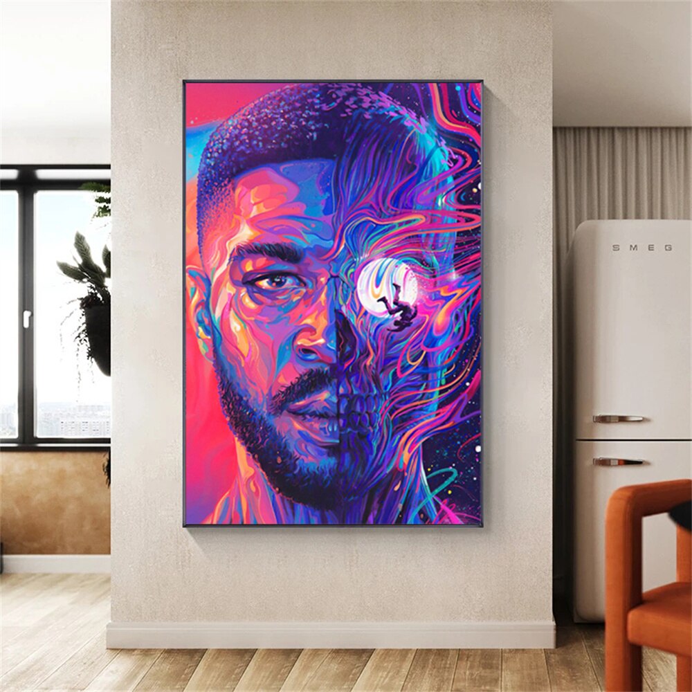 Kid Cudi Man On The Moon III: The Chosen Canvas Art