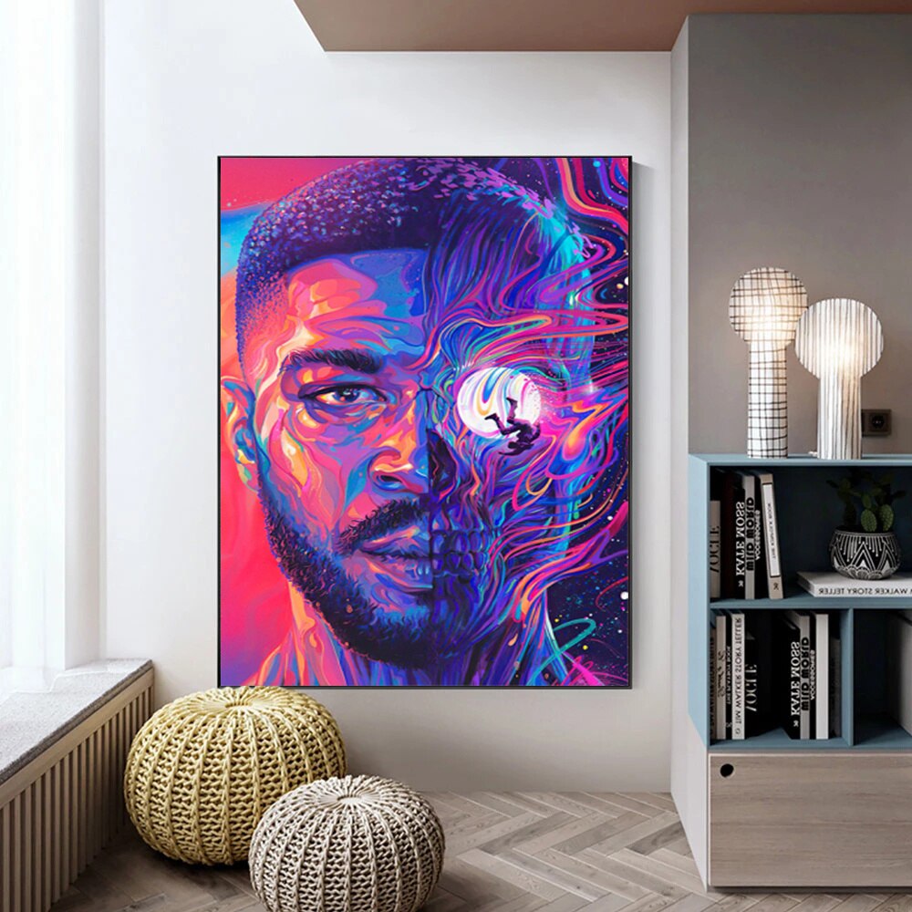 Kid Cudi Man On The Moon III: The Chosen Canvas Art