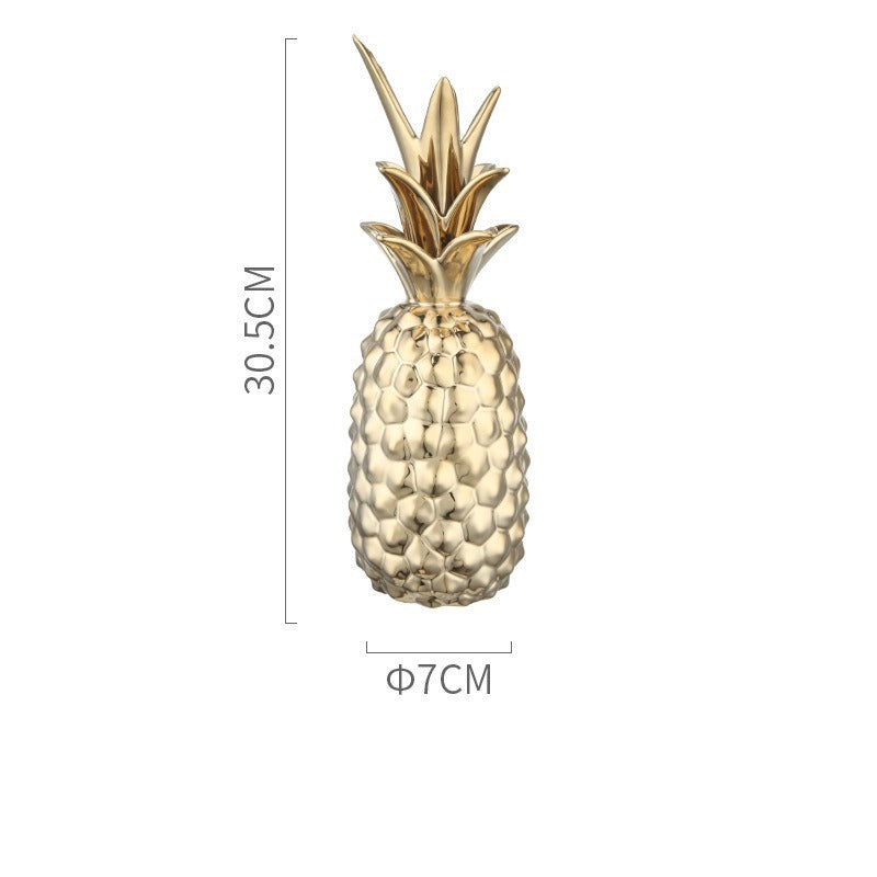 Bloomingdale Decorative Ceramic Pineapple Ornaments