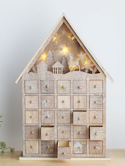 CHRISTMAS Wooden House Decoration