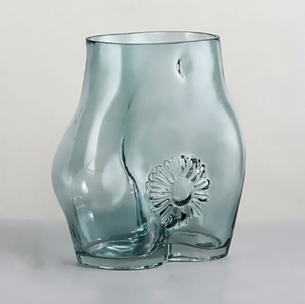 Body Art Glass Vase