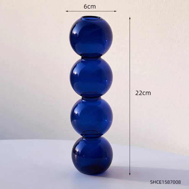 Bubble Ball Glass Vase