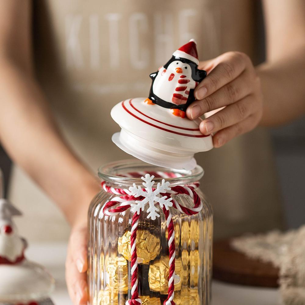 Christmas Candy Storage Jar